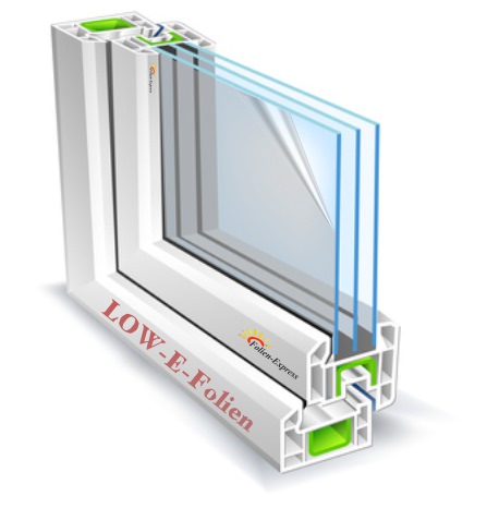 Fenster Isolierfolie gegen Kälte
